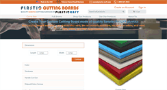 Desktop Screenshot of plasticcuttingboards.com